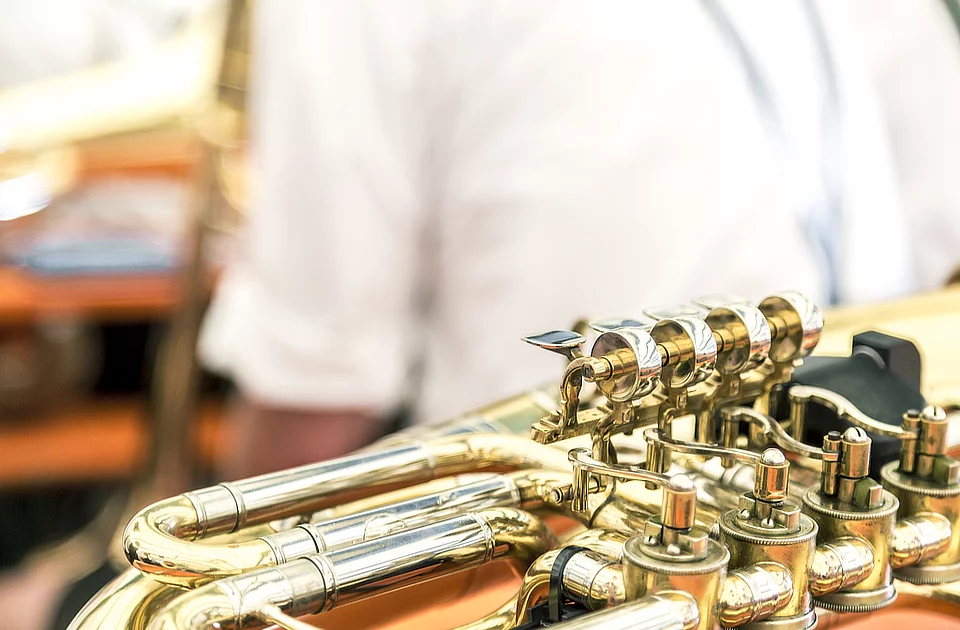 Trompete in Nahaufnahme