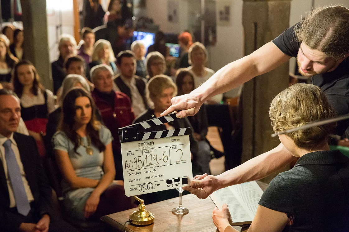 Schattenwald - Filmproduktion im Heimathaus Chieming Drehaufnahmen im Heimathaus Chieming