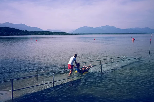 Barrierefreier Chiemsee Zugang_ n Chieming